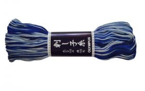 Olympus Sashiko Thread Variegated Blue ST-151