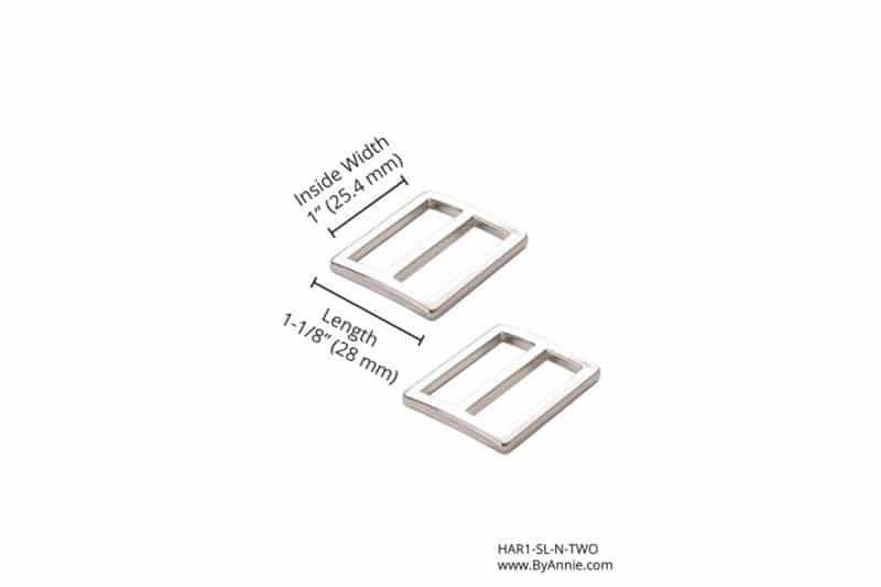 1 inch Widemouth Slider Nickel