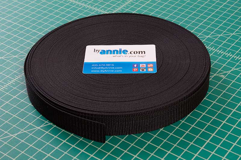 1 inch Poly Pro Strapping Black Continuous