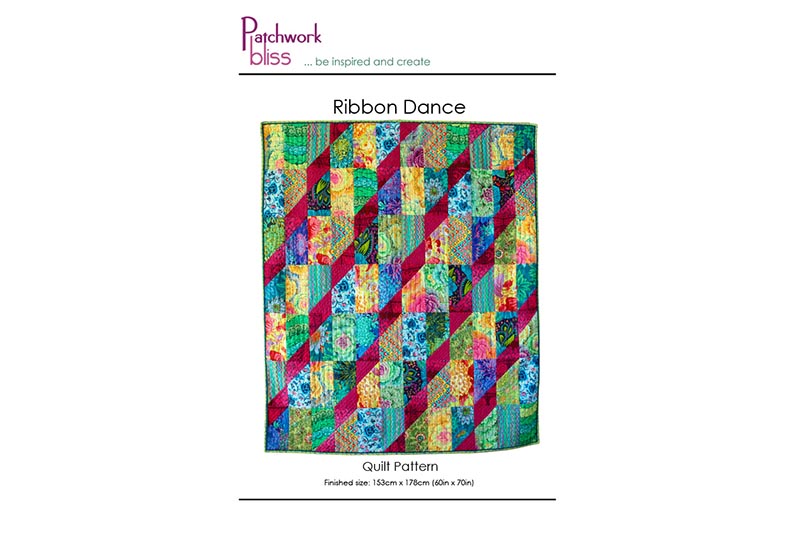 Helen Draper 'Ribbon Dance' Bright Quilt Kit - Image 4