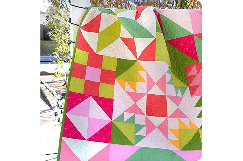 Bella Solid<br>My Favourite Colour<br>Moda Quilt Kit - Image 4