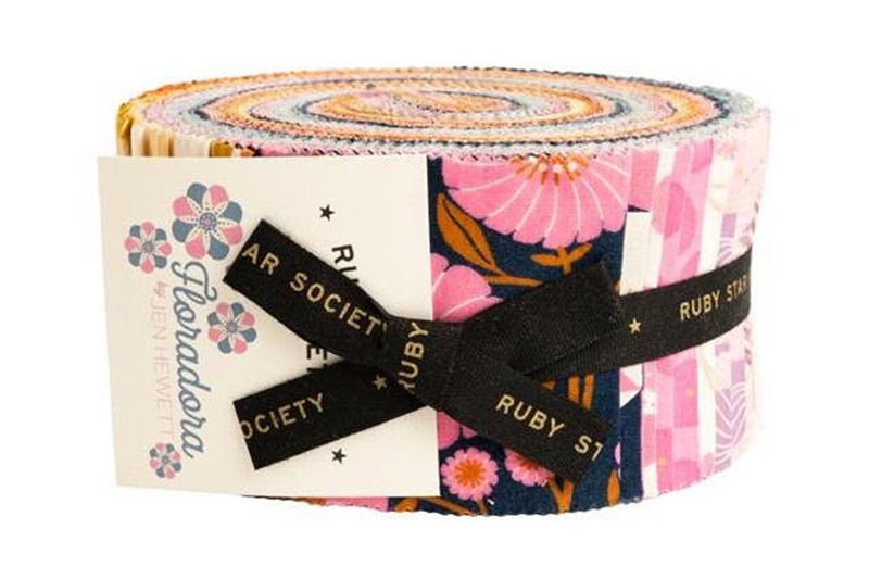 Floradora Ruby Star for Moda Jelly Roll