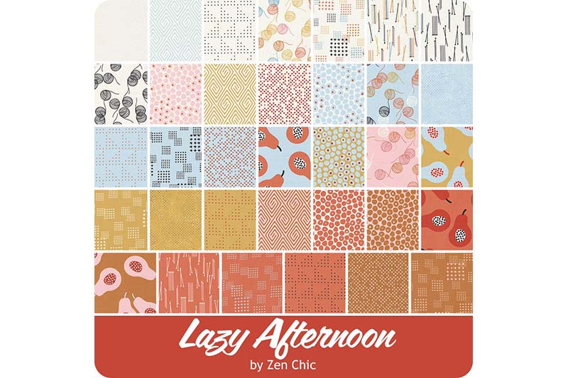 Zen Chic Lazy Afternoon for Moda Jelly Roll - Image 2