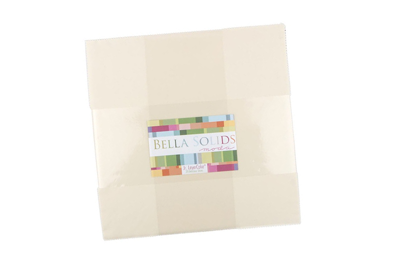 Bella Solid Plain Snow Moda Layer Cake