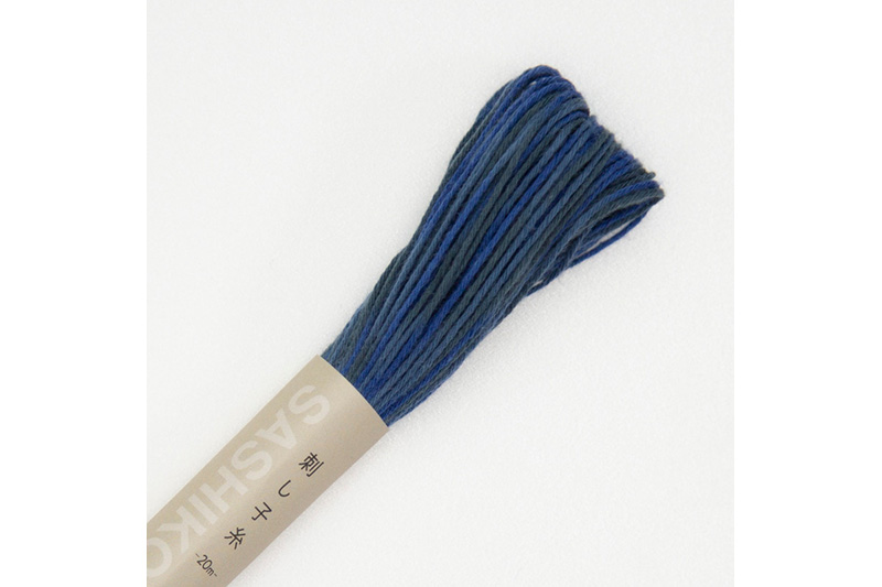 Olympus Sashiko Thread Variegated Blueberries ST-98