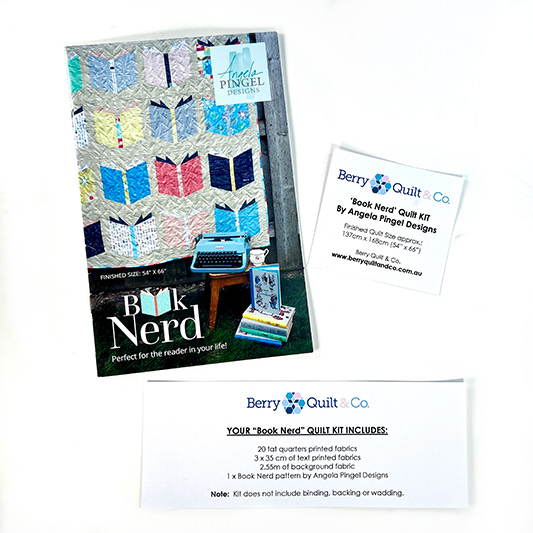 'Book Nerd' Quilt Kit by Angela Pingel Designs - Image 4