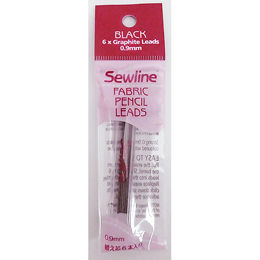 Sewline Fabric Pencil Refills Black - Image 2