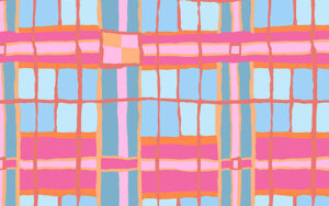 Kaffe Fassett Collective February 2024 Checkmate - PWBM086 - Blush