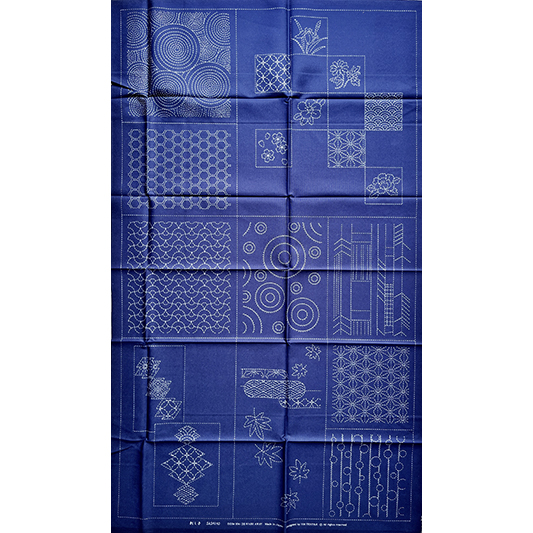 Design #38 Washout Sashiko Panel - Modern Sampler - Image 2