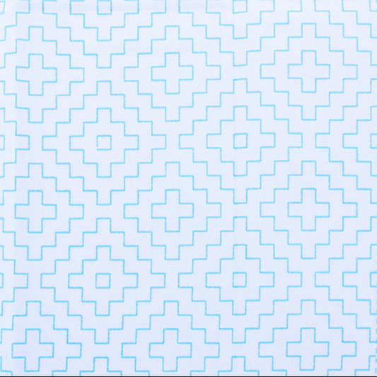 Sashiko Cloth - Geometric in White - 33 - Image 2