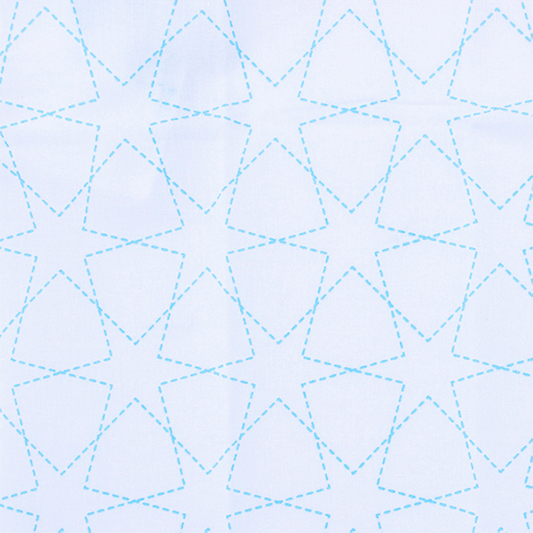Sashiko Cloth - Stars in White - 31 - Image 2