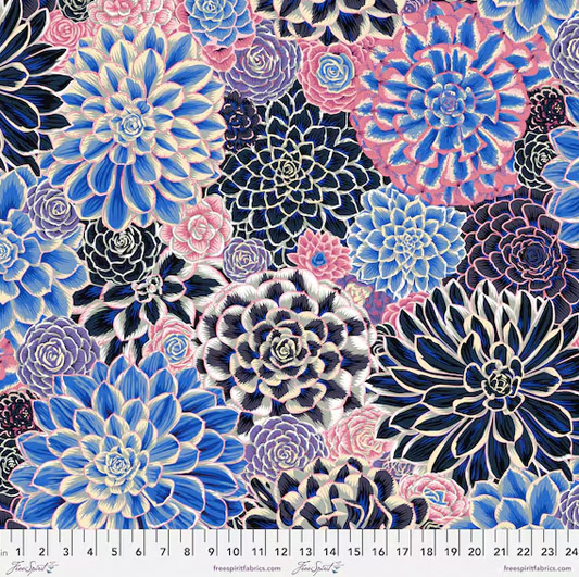 Kaffe Fassett Collective August 2022 House Leeks - PWPJ113- Contrast
