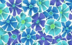 Kaffe Fassett Collective August 2022 - Pinwheels PWPJ117 - Blue