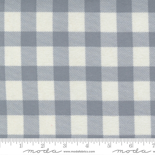 Yuletide Gatherings Flannel MF49144-28 Large Buffalo Plaid in Smoke