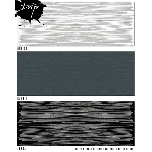 Ink by Giucy Giuce - Drip in Basalt A911-C - Image 4