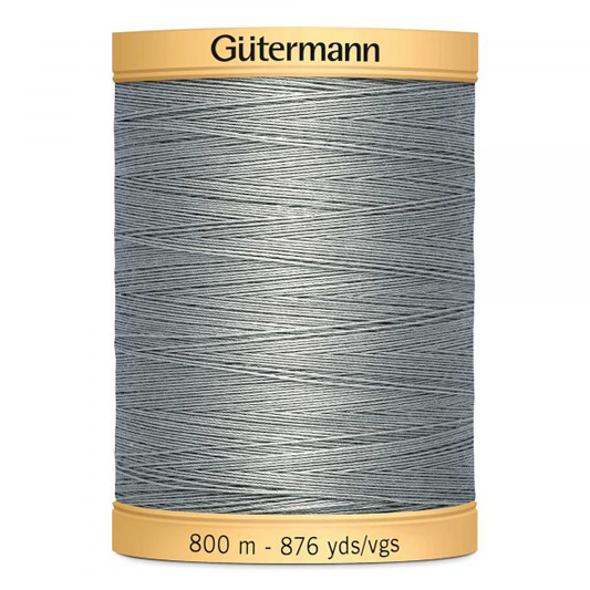 Gutermann 100% Cotton 800m BX5 - 6206 Mid Grey
