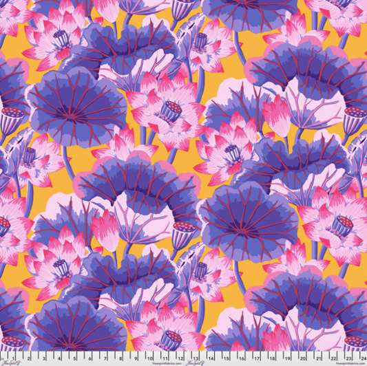 Kaffe Fassett Collective - Lake Blossoms - PWGP093 - Purple