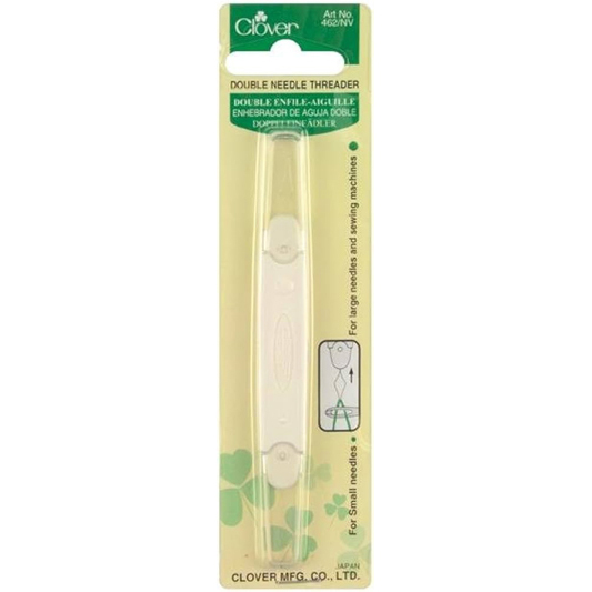 Clover Double Needle Threader