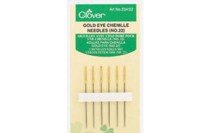Clover Gold Eye Chenille Needles No.22