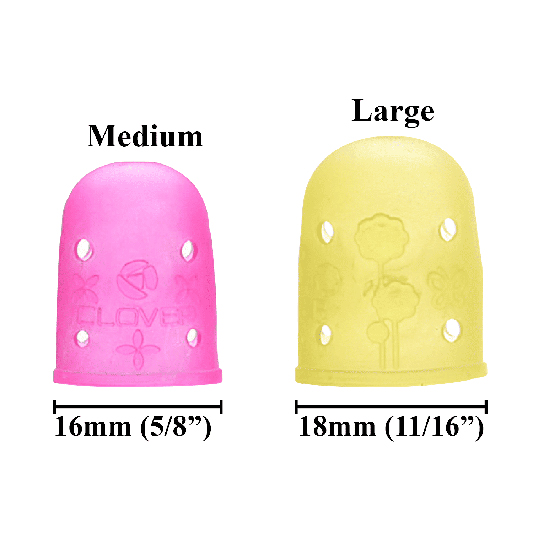 Clover Flexible Rubber Thimbles - Large - Image 2