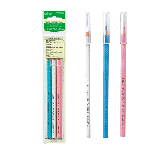 Clover Water Soluble Pencils - 3 pack