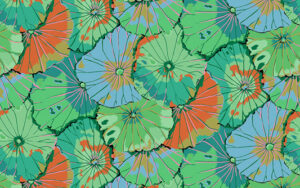 Kaffe Fassett August 2024 - Lotus Leaf - PWGP029 Emerald