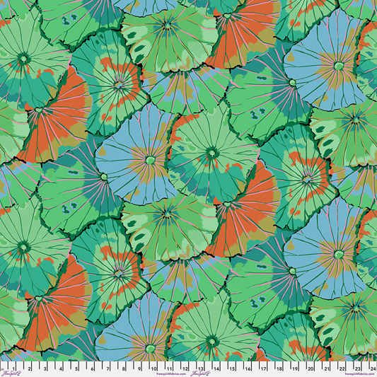 Kaffe Fassett August 2024 - Lotus Leaf - PWGP029 Emerald