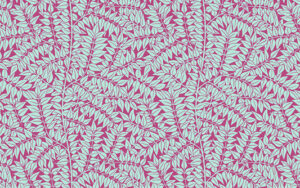 Kaffe Fassett X Morris and Co - Branches- PWKW009.Magenta