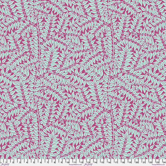 Kaffe Fassett X Morris and Co - Branches- PWKW009.Magenta