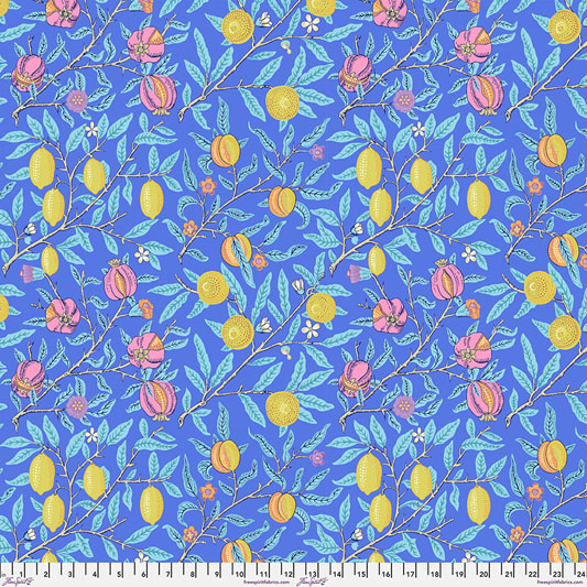 Kaffe Fassett X Morris and Co - Fruit- PWKW010.Cobalt