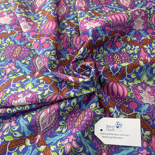 Kaffe Fassett X Morris and Co - Cotton Lawn - Granada - CLKW004.Purple - Image 2