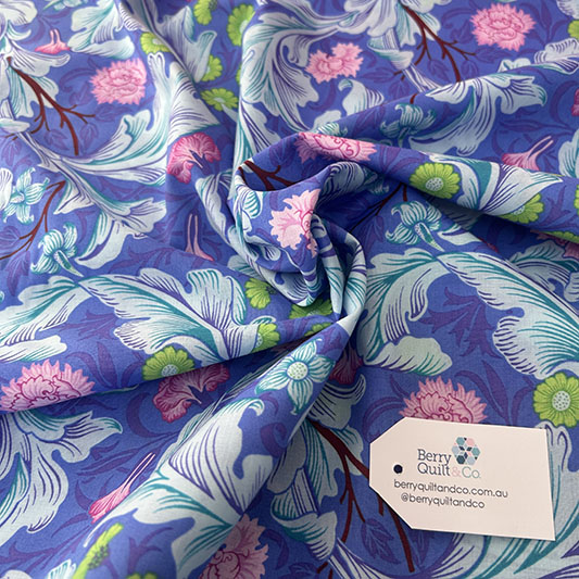 Kaffe Fassett X Morris and Co - Cotton Lawn - Leicester - CLKW006.Cobalt - Image 2