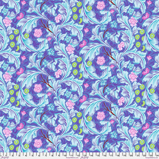 Kaffe Fassett X Morris and Co - Cotton Lawn - Leicester - CLKW006.Cobalt
