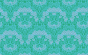Kaffe Fassett X Morris and Co - Michaelmas- PWKW007.Aqua