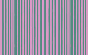 Kaleidoscope by Annabel Wrigley - Mini Stripe in Agave and Unicorn - 5412D-2