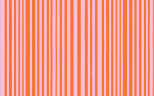 Kaleidoscope by Annabel Wrigley - Mini Stripe in Posy and Pumpkin - 5412D-4