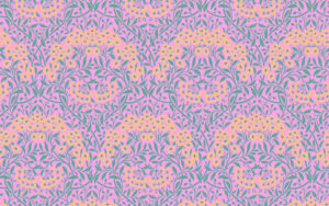 Kaffe Fassett X Morris and Co - Michaelmas- PWKW007.Pink