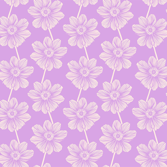 Indelible by Anna Maria Textiles - Anemone in Lilac - AMT1000-83V - Image 2