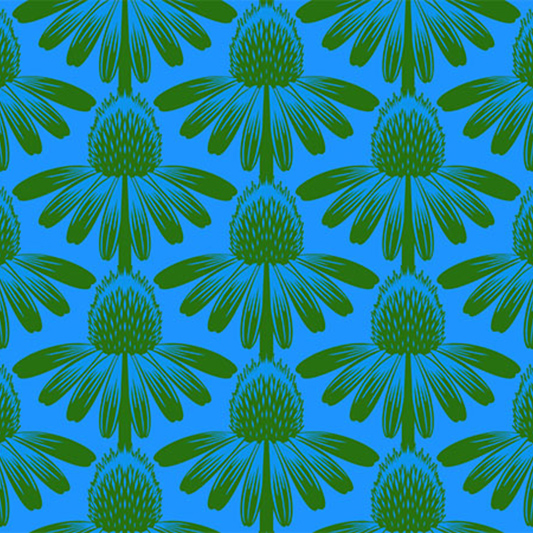 Indelible by Anna Maria Textiles - Coneflower in Pool - AMT1001-62C - Image 2