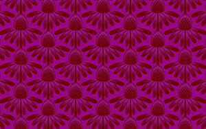 Indelible by Anna Maria Textiles  - Coneflower in Magenta - AMT1001-26L