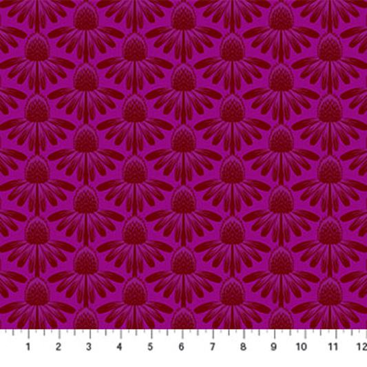 Indelible by Anna Maria Textiles - Coneflower in Magenta - AMT1001-26L