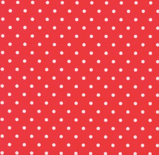 Robert Kaufman Cozy Cotton FIN-9255-3 RED Spot