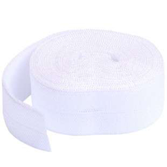 Foldover Elastic (2yrds) – White