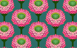 Iconic by Anna Maria Textiles - Strawflower in Bursting - AMT123-28L