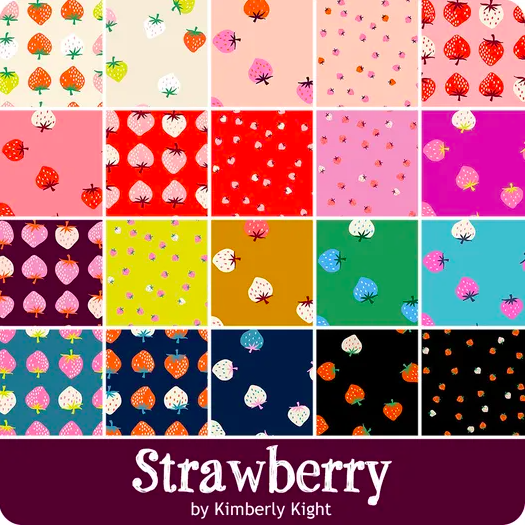 Ruby Star Society Strawberry by Kimberly Kight Charm Pack - Image 2