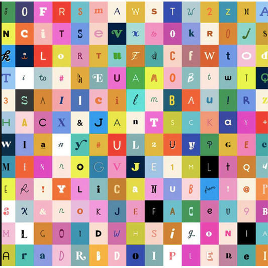 Selvedge Magic by Ruby Star Society - Letters RS5180 11